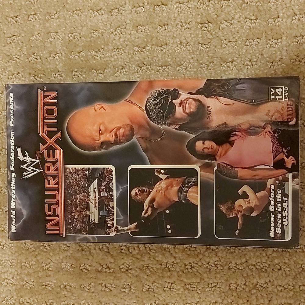 WWF Insurrextion VHS cassette London England